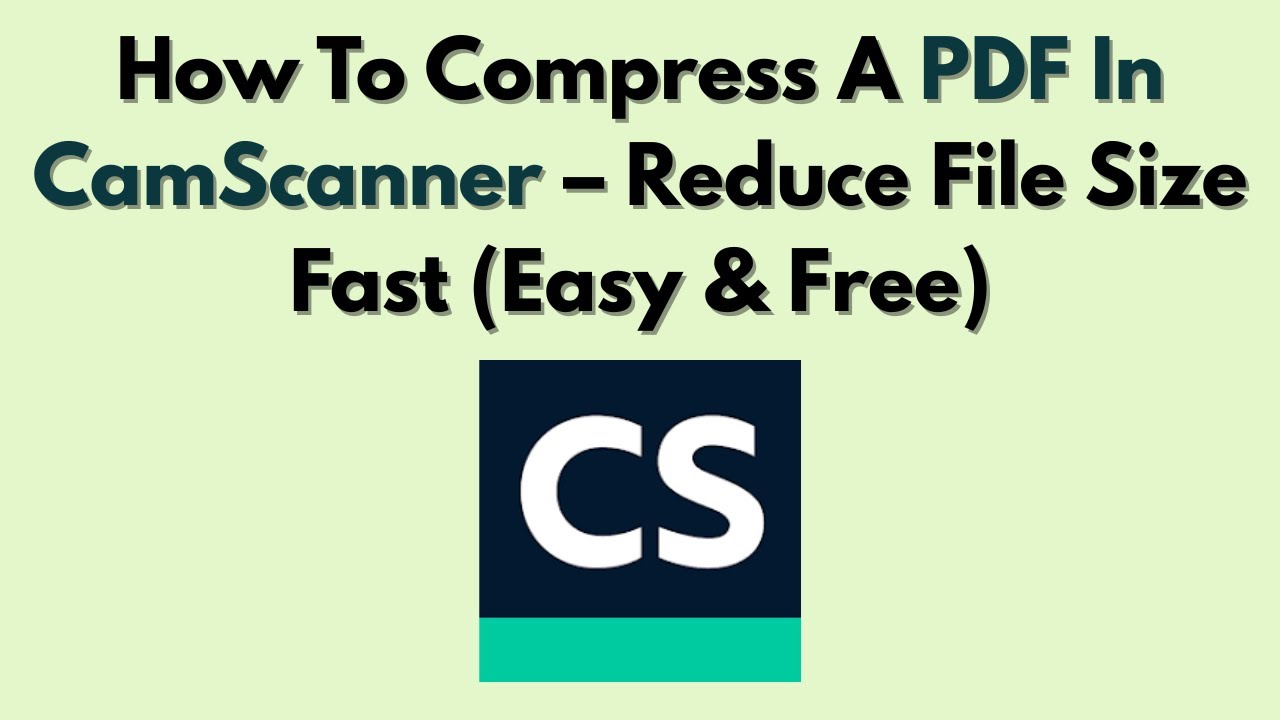 Как сжать PDF-файл в CamScanner &mdash; быстро уменьшить размер файла (просто и бесплатно)