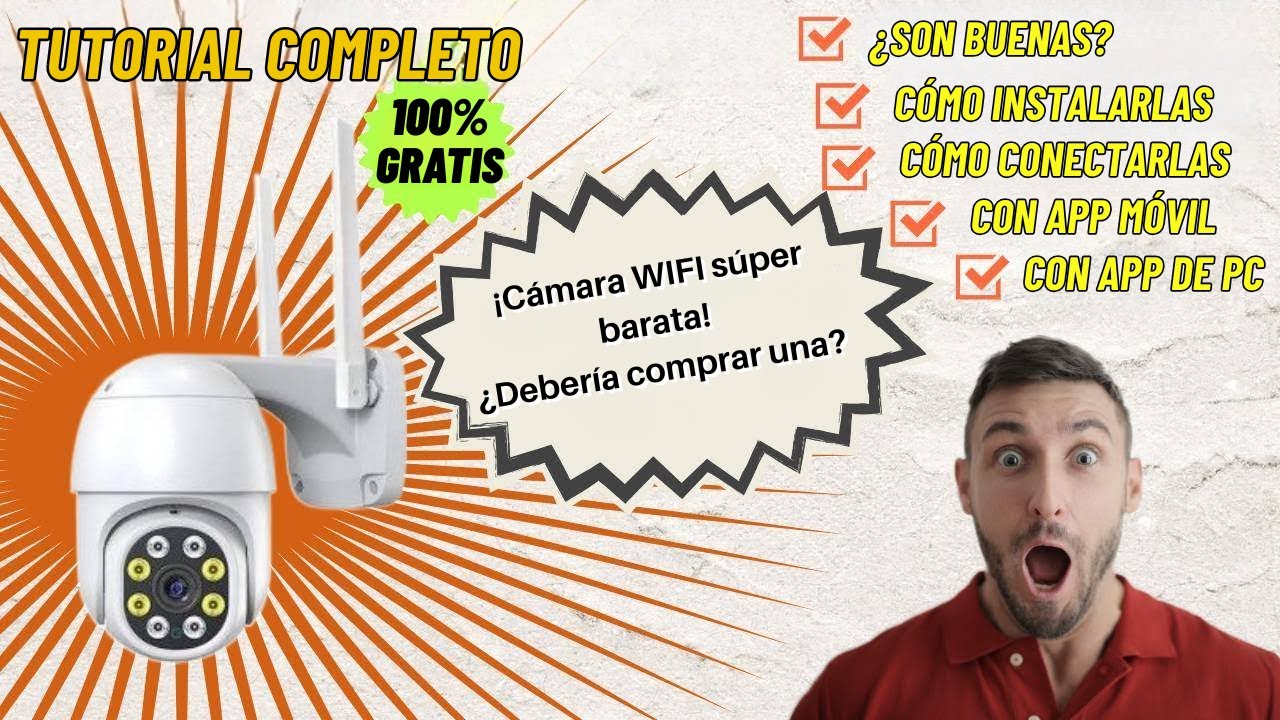 Instalación de cámaras de seguridad WIFI paso a paso | Guía completa DIY (Yoosee/Jortan)