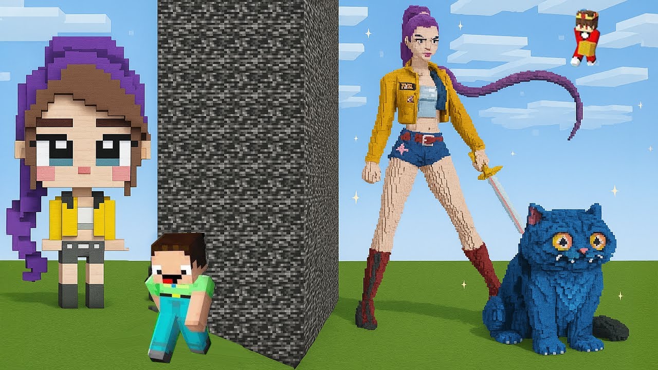 Ich habe im Build Battle mit K-Pop Demon Hunters in Minecraft gecheatet!