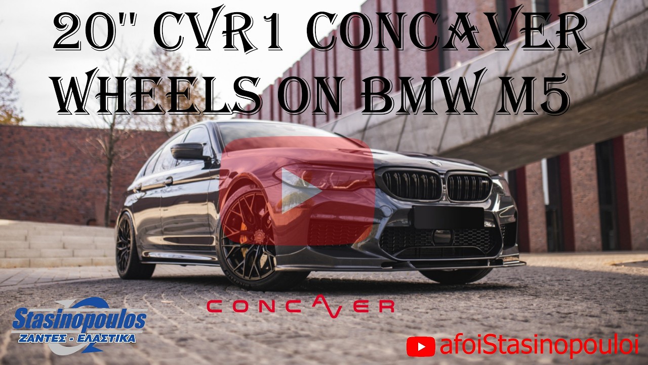 20'' CVR1 CONCAVER WHEELS ON BMW M5