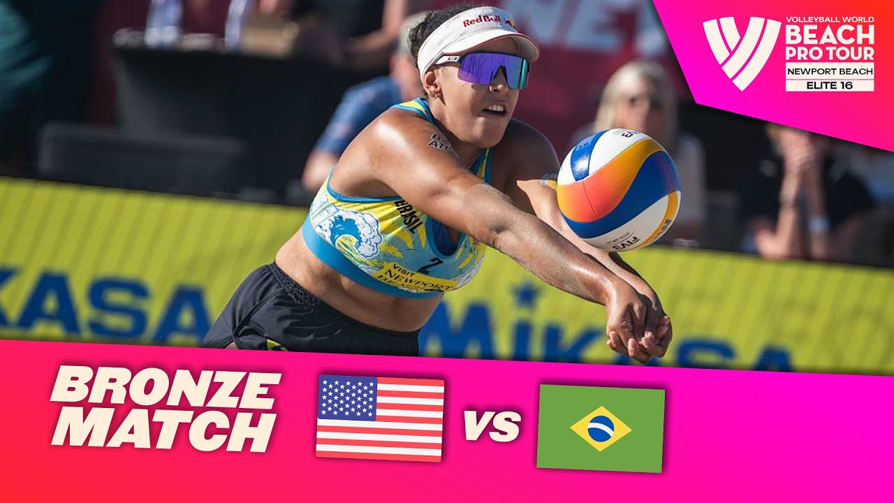 Cannon/Kraft vs. Ana Patrícia/Duda - Bronze Match Highlights | Newport Beach 2025 #BeachProTour