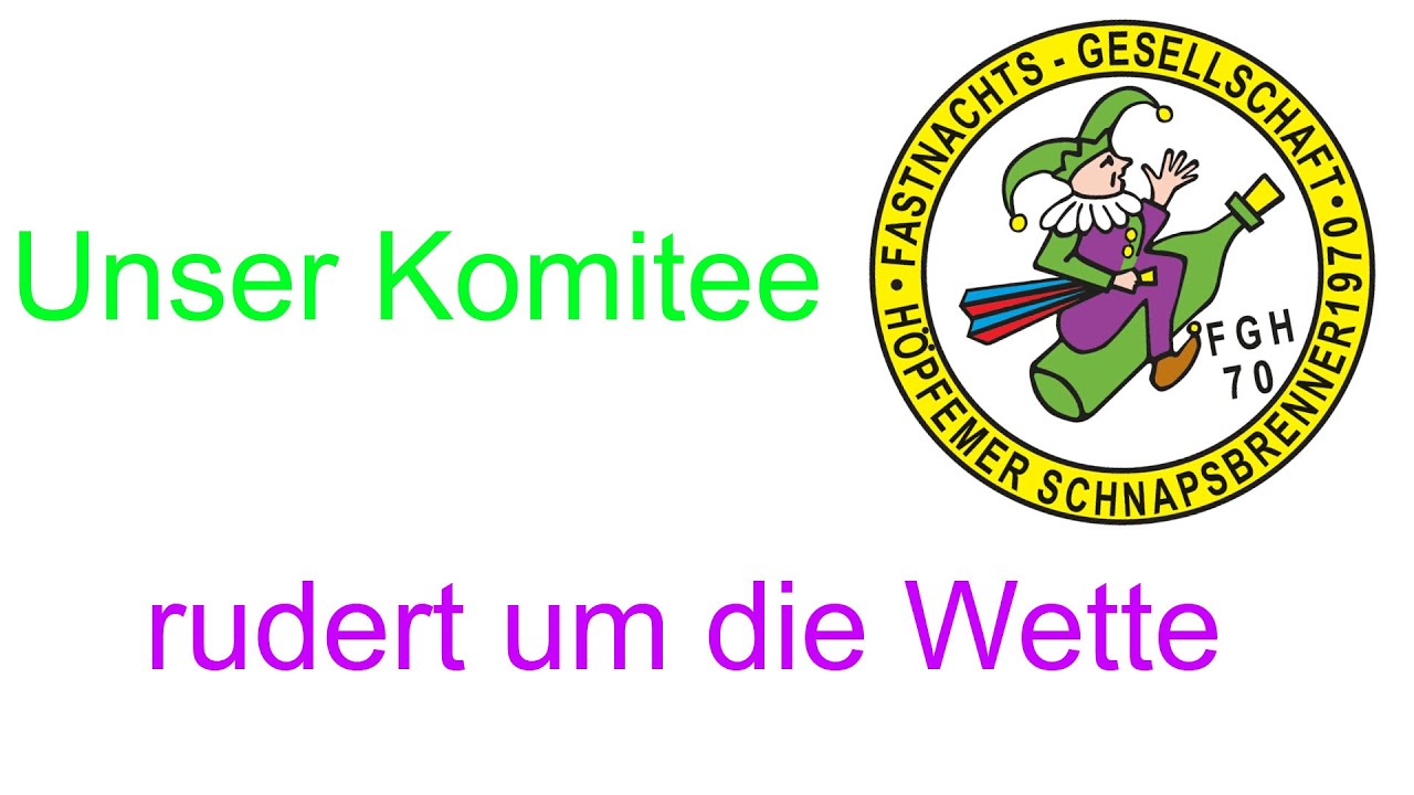 Faschenacht in H&ouml;pfi | Das Komitee | FGH70 H&ouml;pfemer Schnapsbrenner