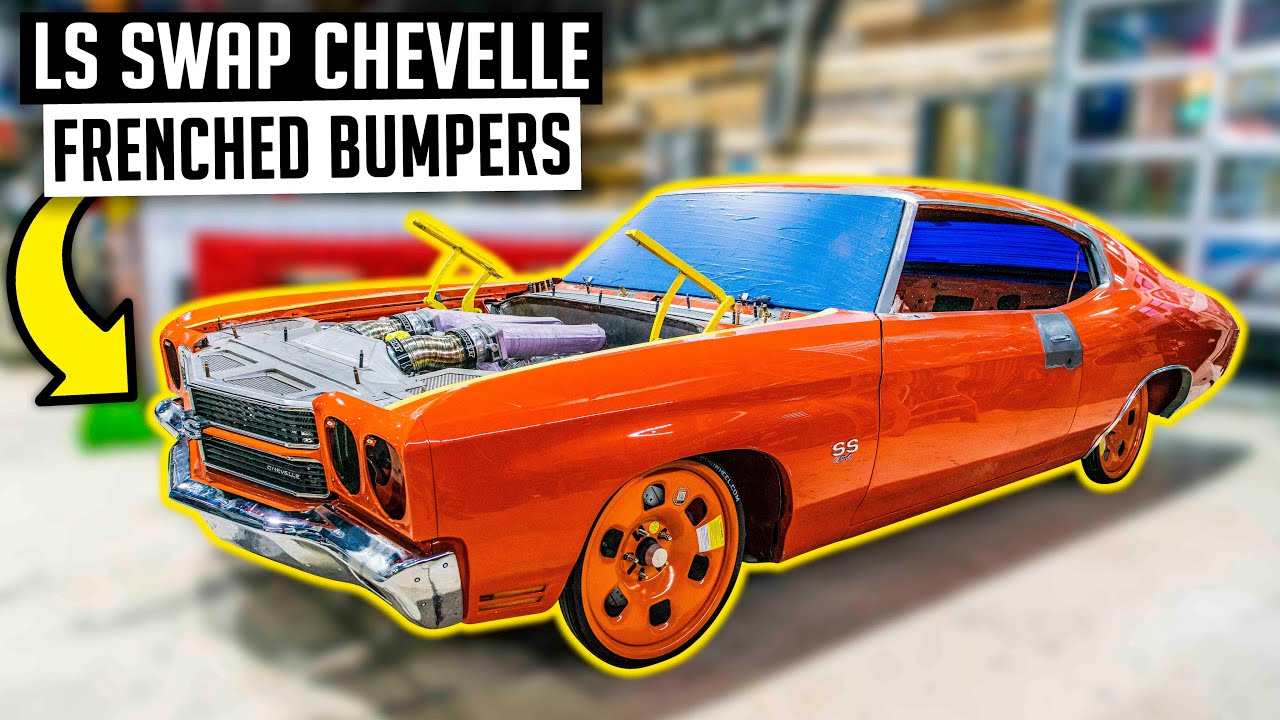 Flush Mount Bumpers & Rear Windshield Fabrication - 1970 Twin Turbo LSX Swap Chevelle Ep. 12