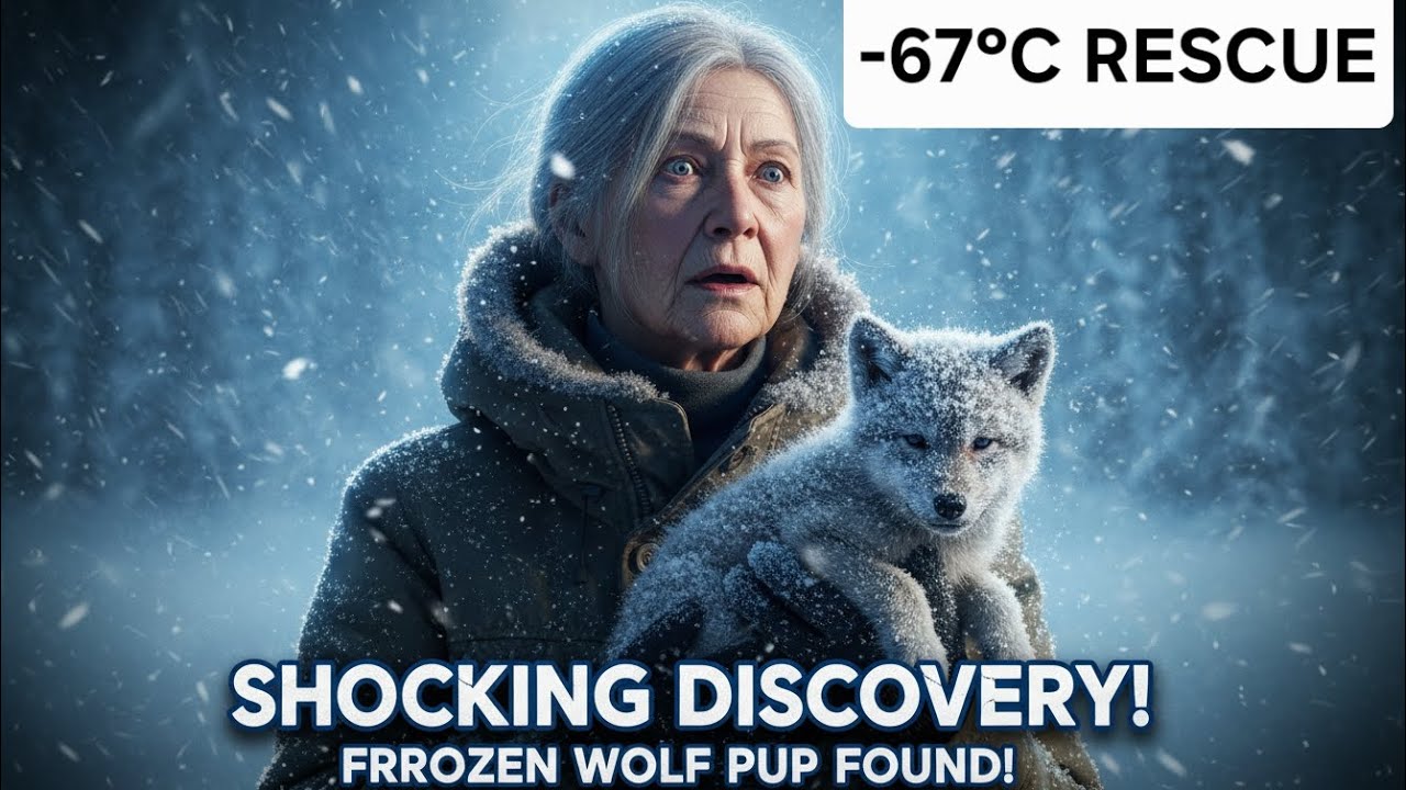 She Found a Frozen Wolf Pup at -67°C… What Happened Next Was Unbelievable