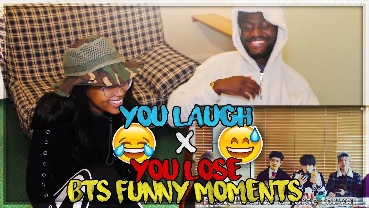 BTS - YOU LAUGH YOU LOSE CHALLENGE! (BTS REACTION)