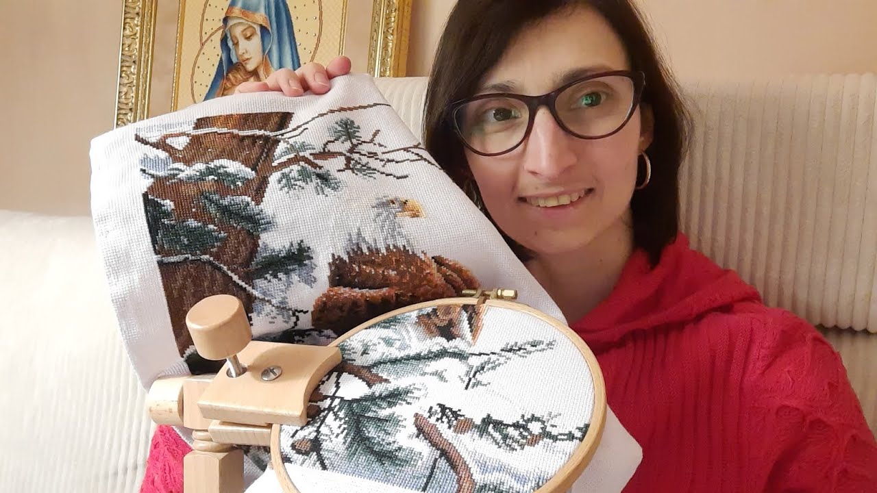Вишивка на підставці для п'ялець. Мій досвід і враження. ❤️😍❤️😍❤️