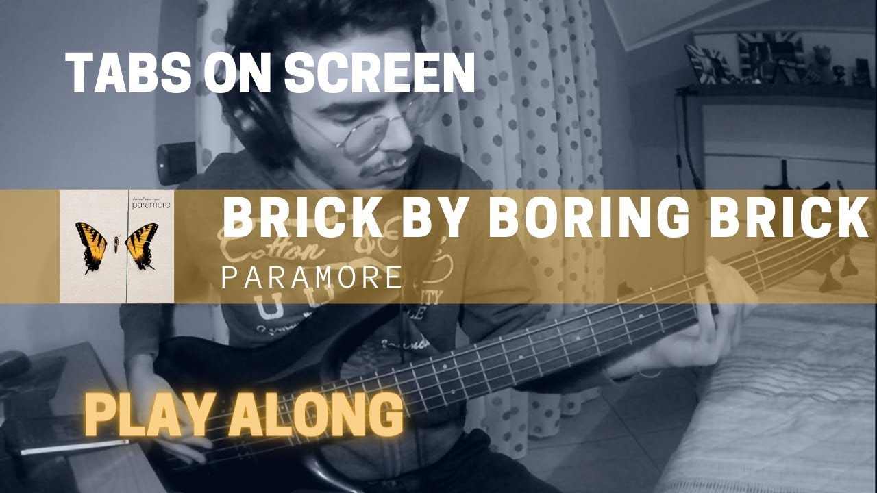Paramore - Brick By Boring Brick (Bass cover & TABS)