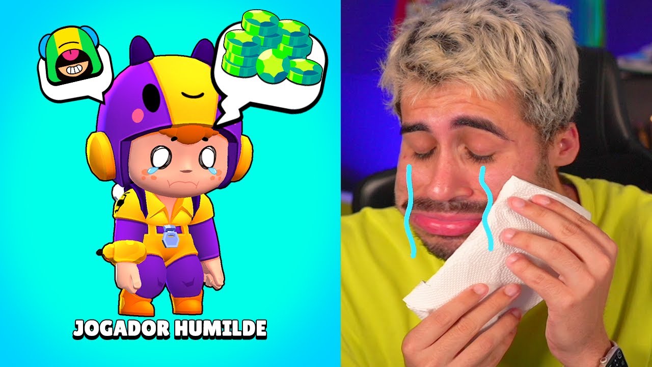 ESSE JOGADOR HUMILDE NUNCA LIBEROU UM LENDÁRIO... Brawl Stars