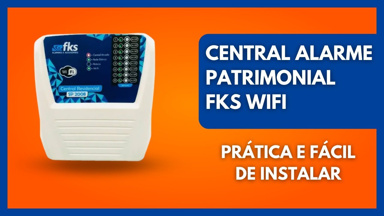 Central de Alarme FKS 2008 Wifi como cadastrar sensores sem fio de outras Marcas (genno nesse vídeo)