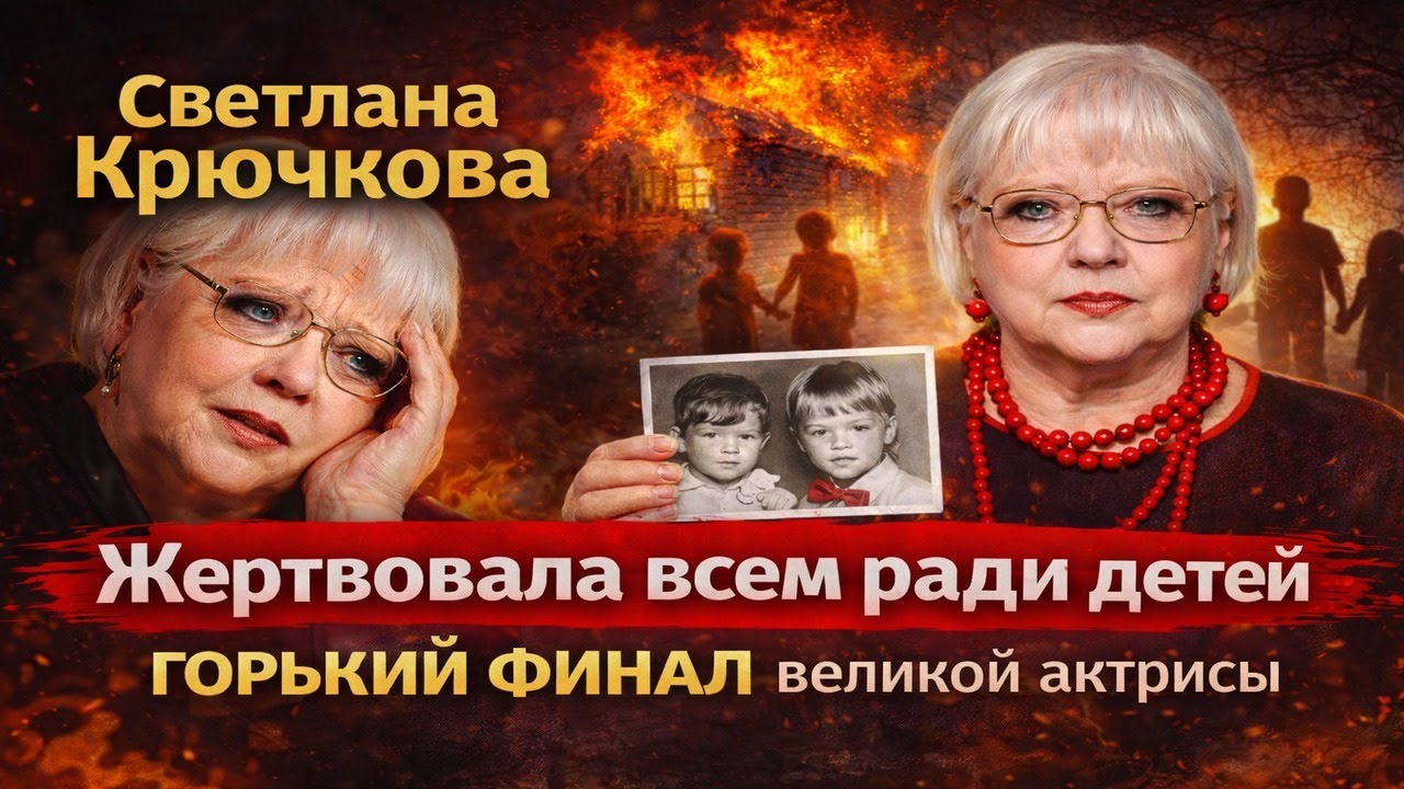 Жертвовала всем ради детей, НО.. ГОРЬКИЙ ФИНАЛ великой актрисы Светланы Крючковой