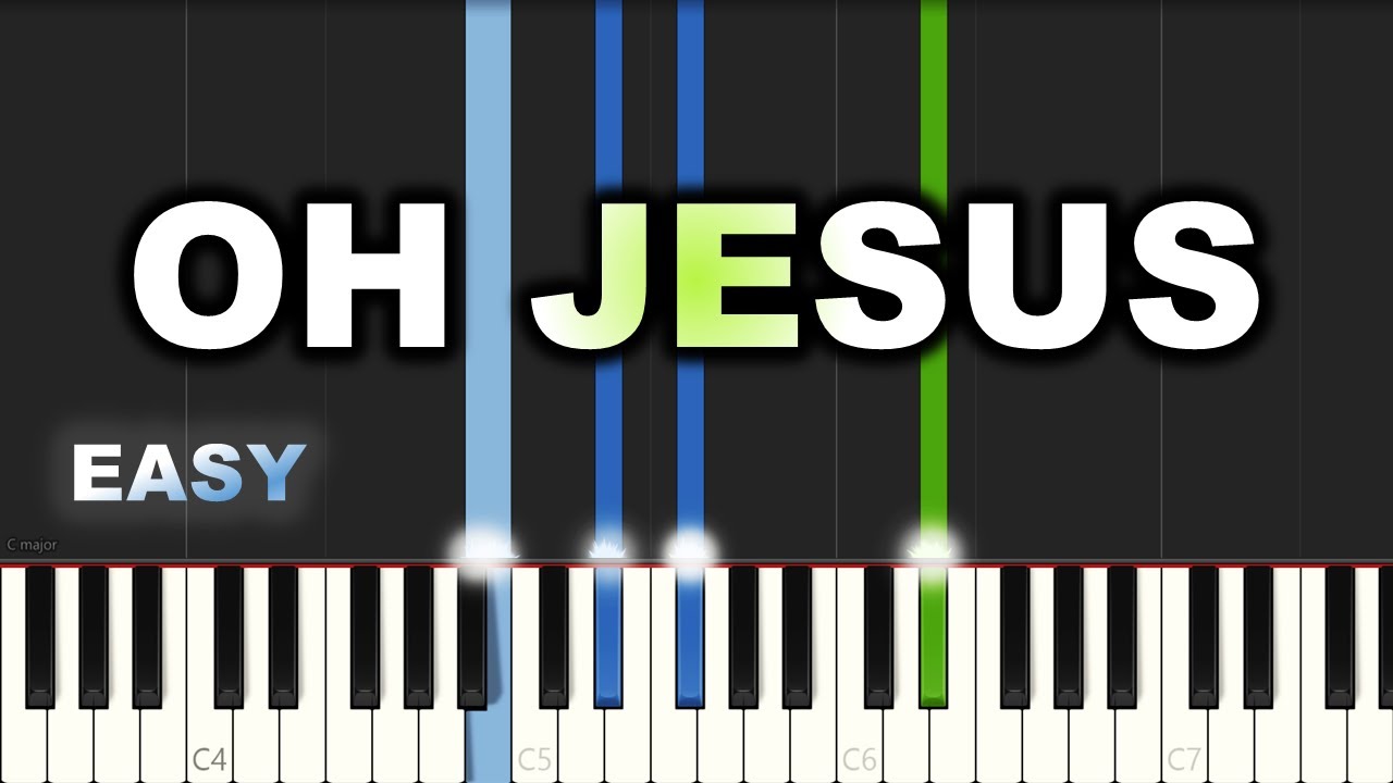 Mercy Chinwo - Oh Jesus | EASY PIANO TUTORIAL BY Extreme Midi