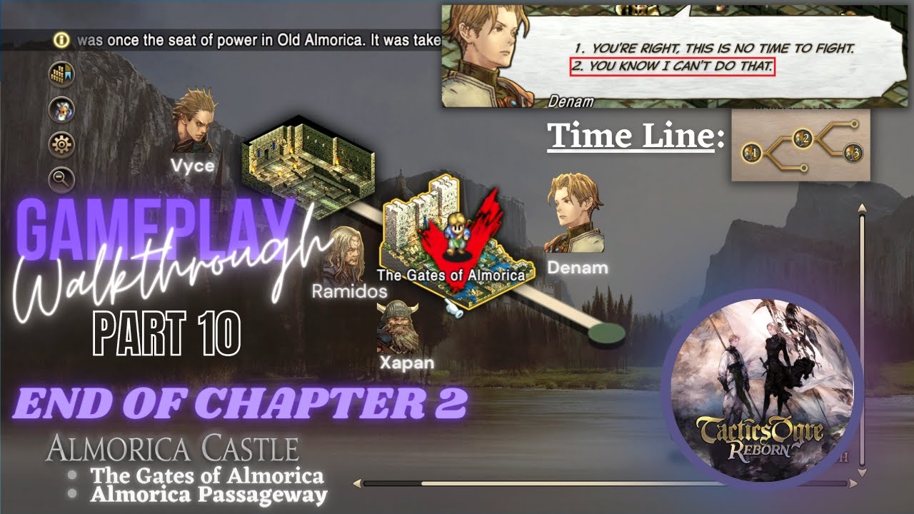 Tactics Ogre Reborn End of Chapter 2 Gates of Almorica Castle Gameplay Walkthrough Part 10