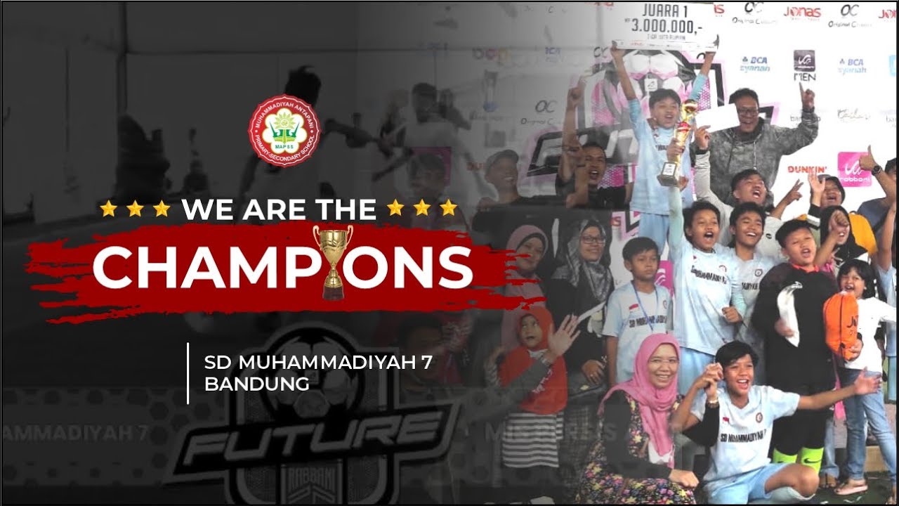 Tim Futsal SD Muhammadiyah 7 Bandung ROAD TO CHAMPION RABBANI FUTURE 2022