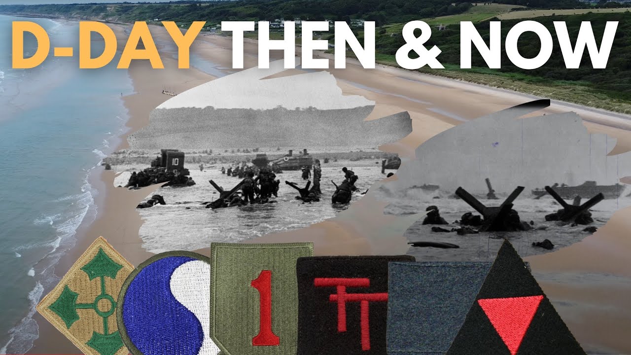 D-Day Then and Now - Real Footage