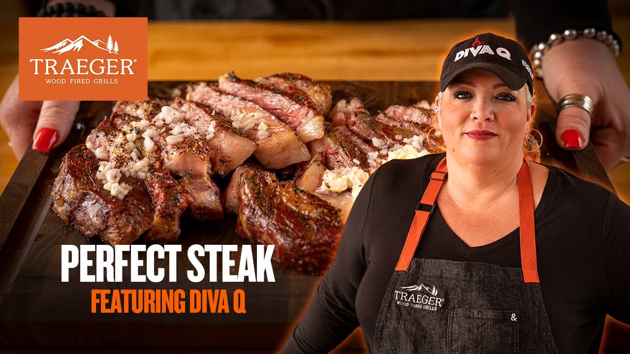 Идеальный стейк с обратной обжаркой и Diva Q | Traeger Grills