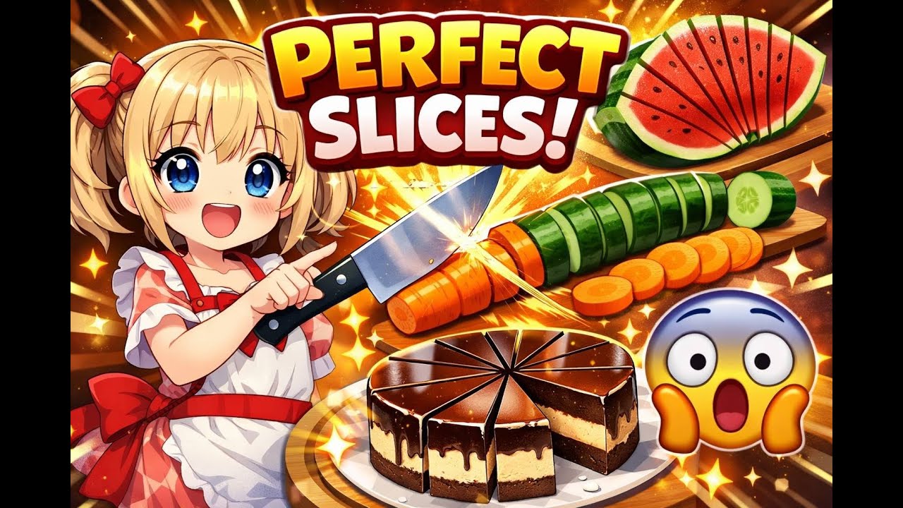 Perfect Slices 🍎🔪 :The Ultimate ASMR Experience  #028 #live #shorts