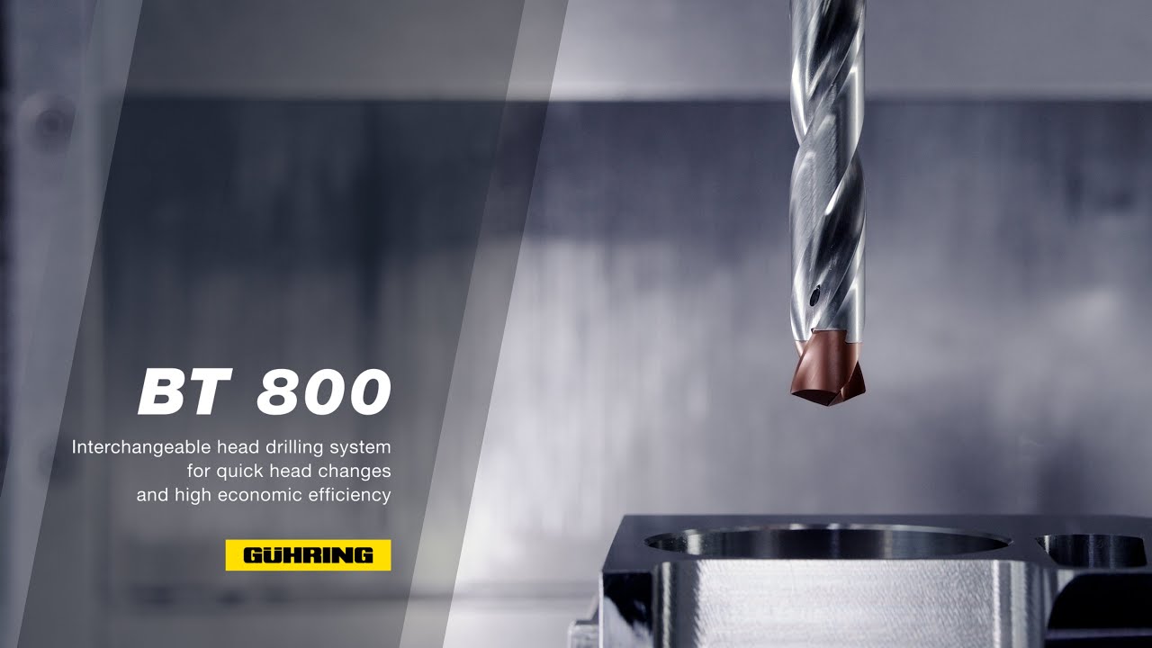 Gühring interchangeable head drilling system BT 800 (English)