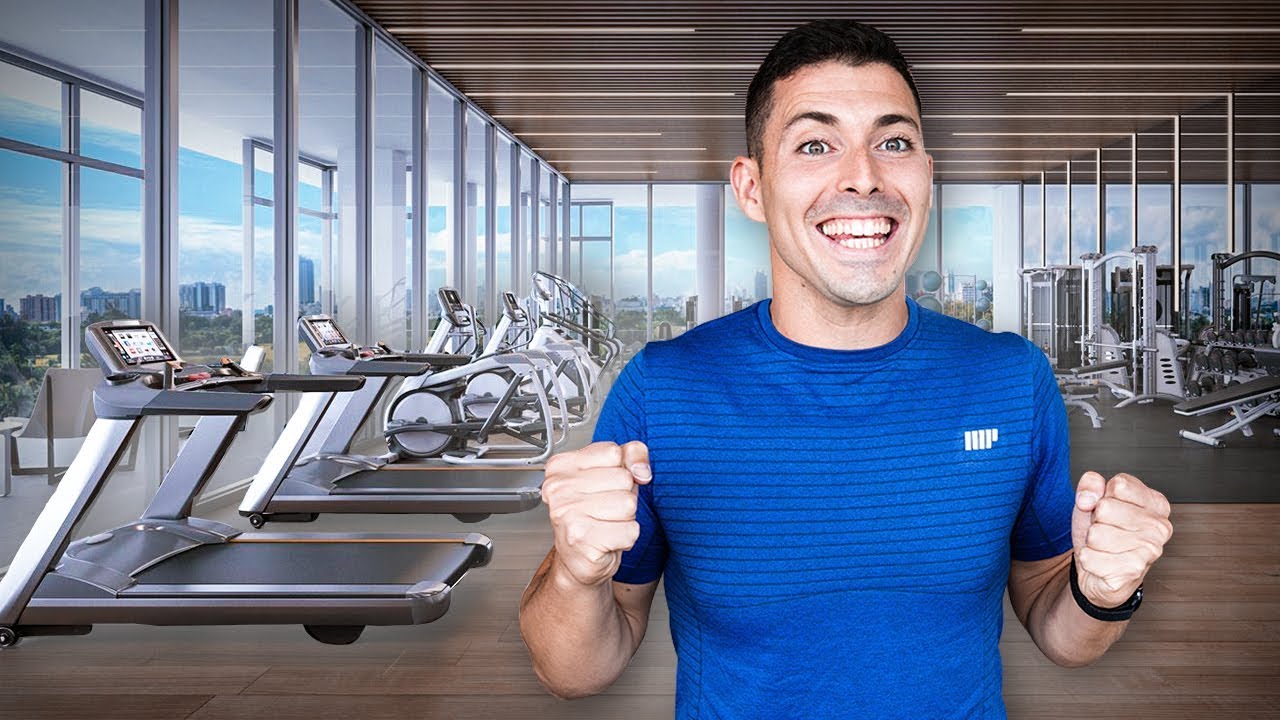 ENTRENANDO en un GIMNASIO de LUJO