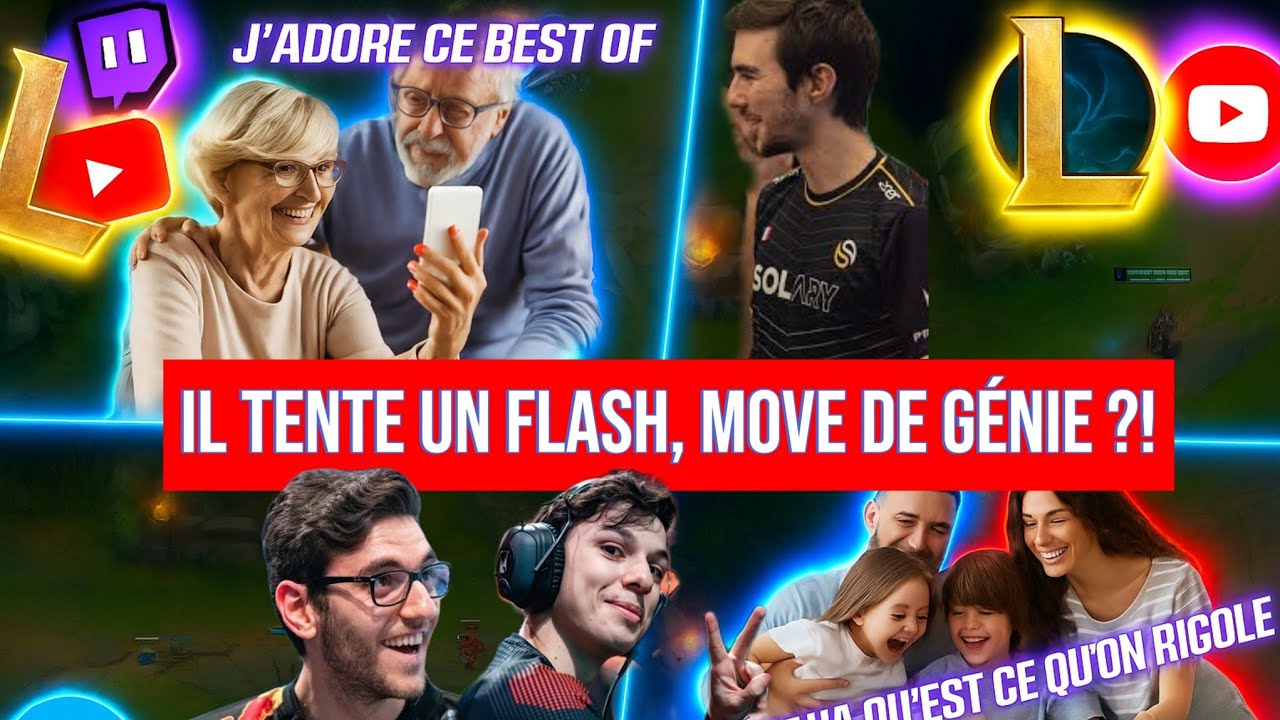 IL TENTE UN FLASH, MOVE DE GÉNIE ?! - Best of Stream LoLFR #13 (Nisqy, Trayton, Wakz, Adam,..)