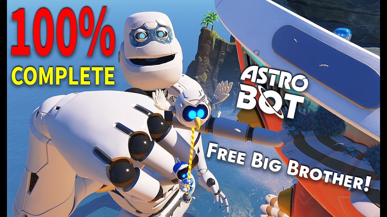 Astro Bot | Free Big Brother – 100% Walkthrough (All Bots, Puzzle Pieces & Lost Galaxy) | PS5