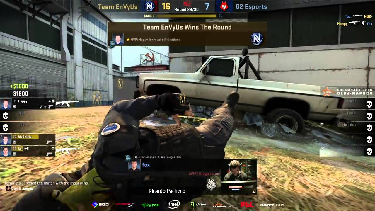Winning moment of EnVyUs vs G2