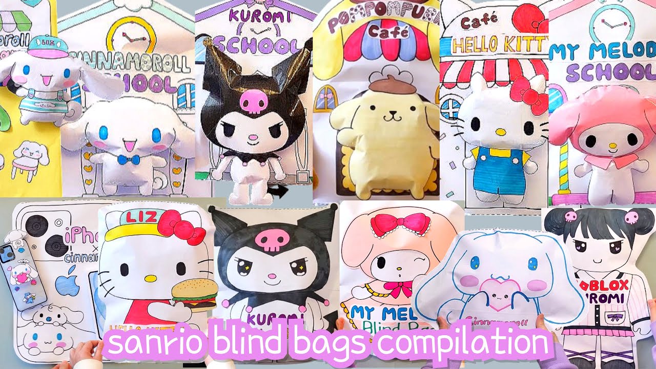 Sanrio Blind Bags Unboxing Compilation 💕 산리오 블라인드백 모음