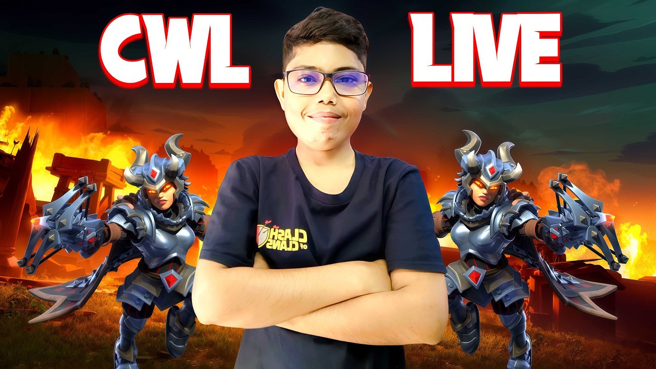 CWL DAY 5 Live & Scenery Giveaway Day 2 | Clash of Clans Live