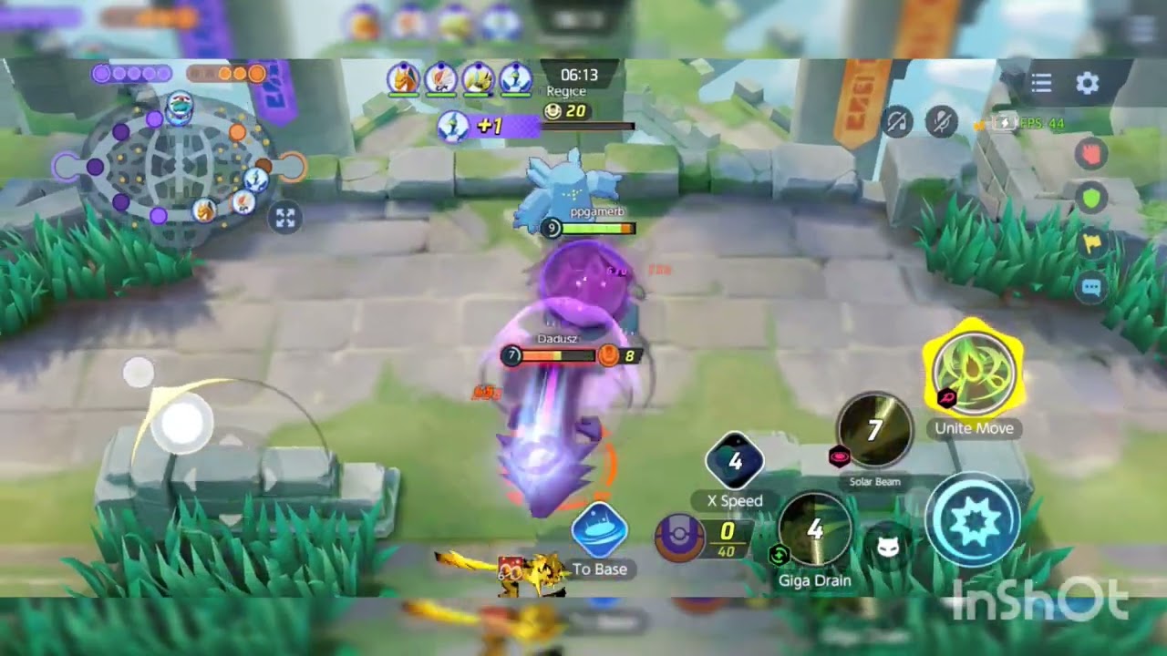 Vensour gameplay Pokemon unite