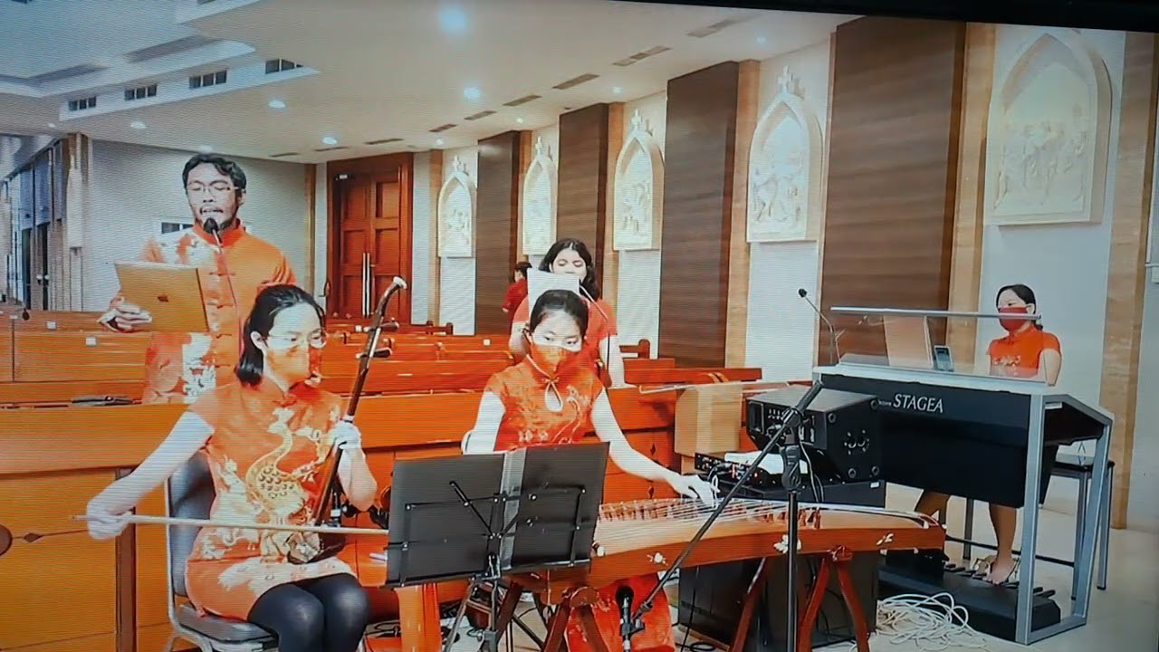 Datang ke Hadirat Tuhan-St AndreasChoir @MisaImlek 2572 di Gereja St.Andreas KimTaeGon,Jkt.12-2-2021