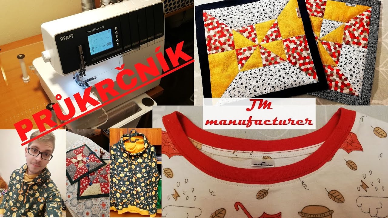Průkrčník? Průkrčník! Začištění průkrčníku trička. T-shirt neckband - neckline. Úplet Mirtex.cz