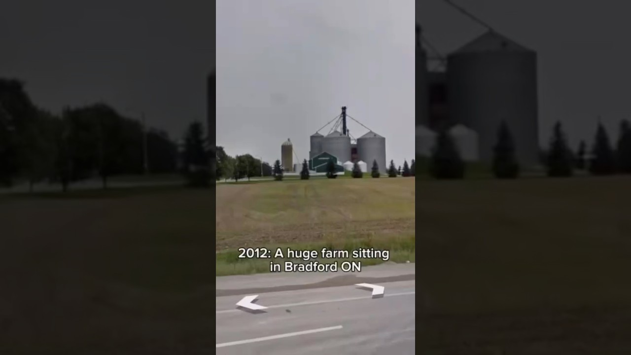 The biggest farm in town and now it’s demolished. 