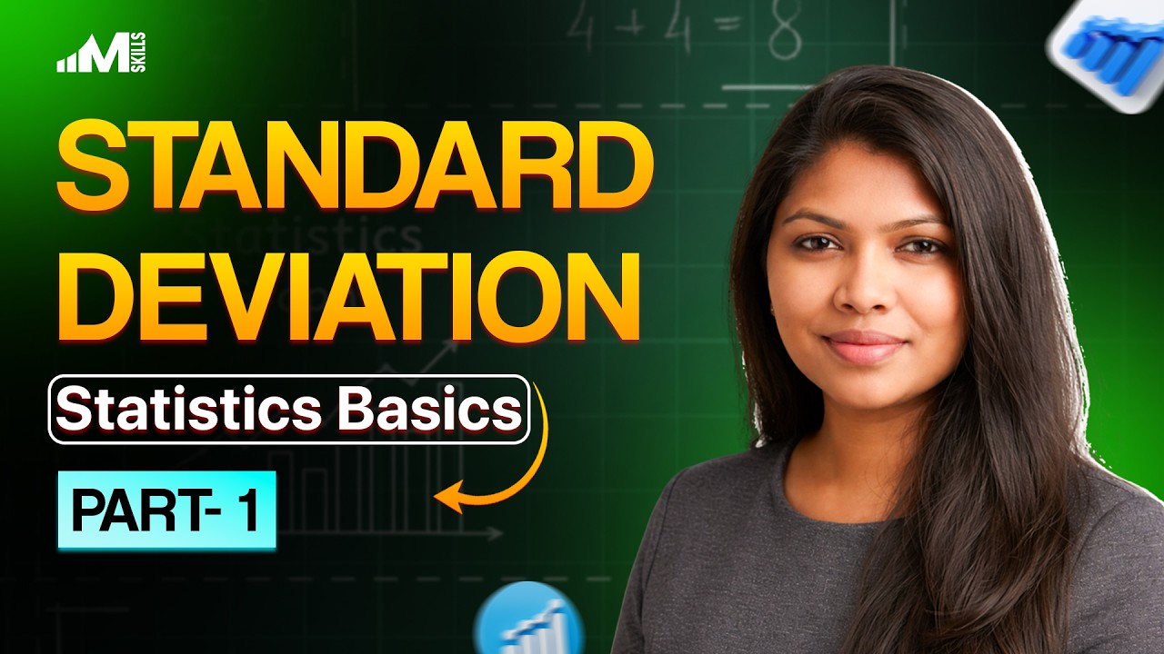 What is Standard Deviation? Step by Step Guide For Beginners (Part 1) | Must Watch
