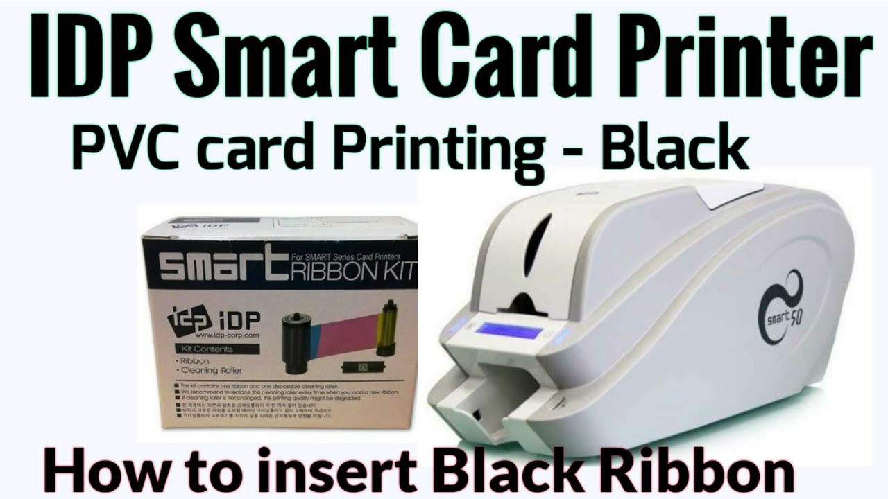 SMART ID Card Printer | Card Printing Process | Insert Ribbon to Printer|