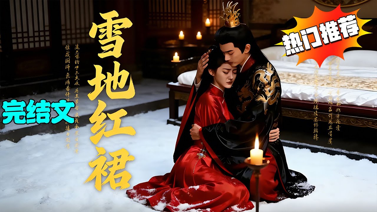 古风完结︱流浪儿婉在乱葬岗偶遇皇太孙钰，结为夫妻相依为命。【雪地红裙】#古风 #短剧 #ai剧 #ai真人剧 #天天剧场 #言情 #剧情