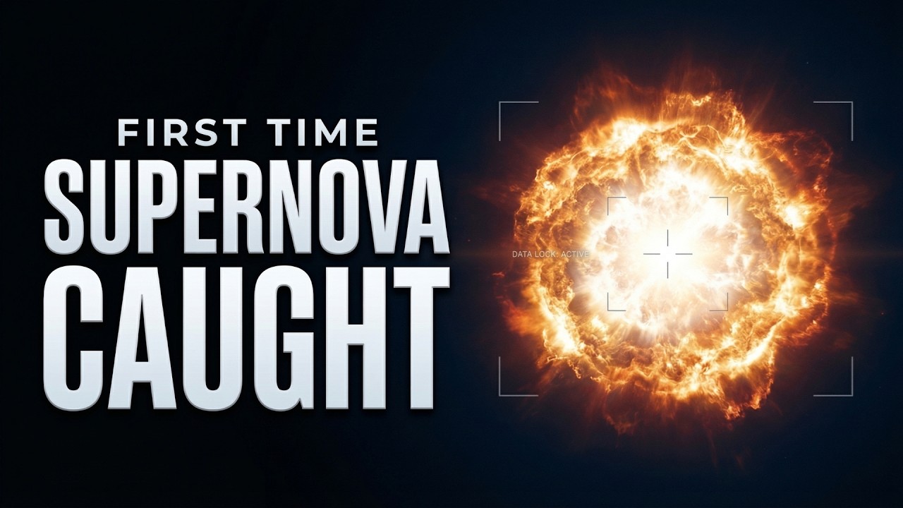 We Captured a Supernova For the First Time