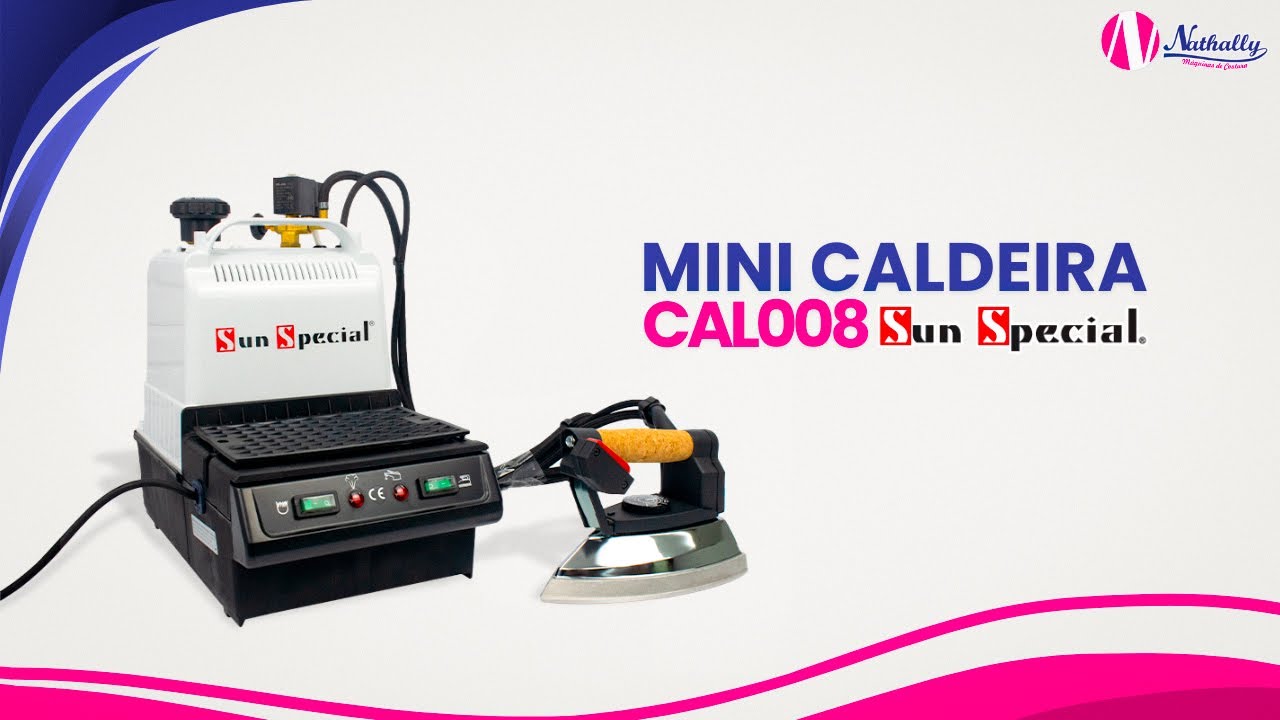 Ferro de Passar com Mini Caldeira à Vapor Italiana 4LT Sun Special - CAL008