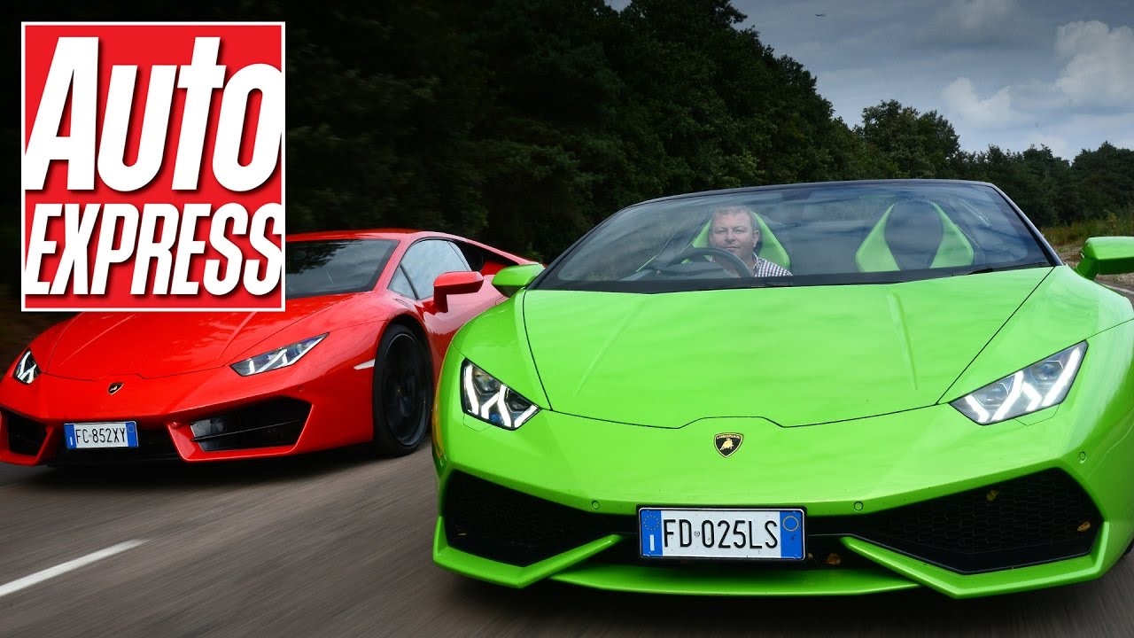 Huracan vs Huracan: Lamborghini’s LP610-4 Spyder and LP580-2 Coupe go head-to-head!