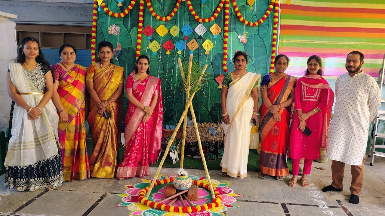 2026 Sankranti celebrations with Taste of traditions at Visionary Global school.