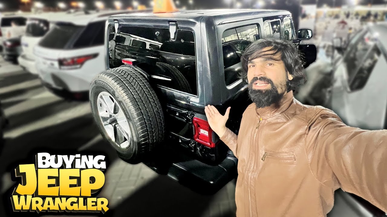 Buying Jeep Wrangler in Live bidding at Accidental Car Auction in Dubai | Car Auction in Sharjah