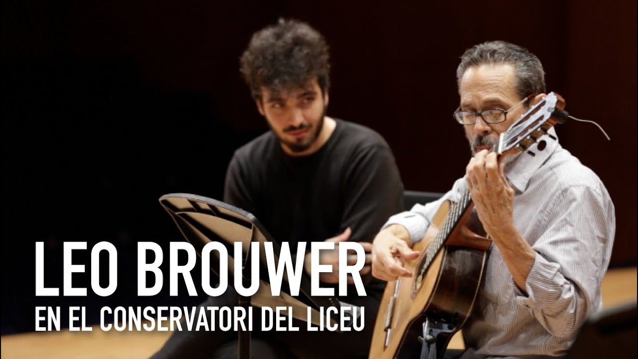 LEO BROUWER en el Conservatori Liceu