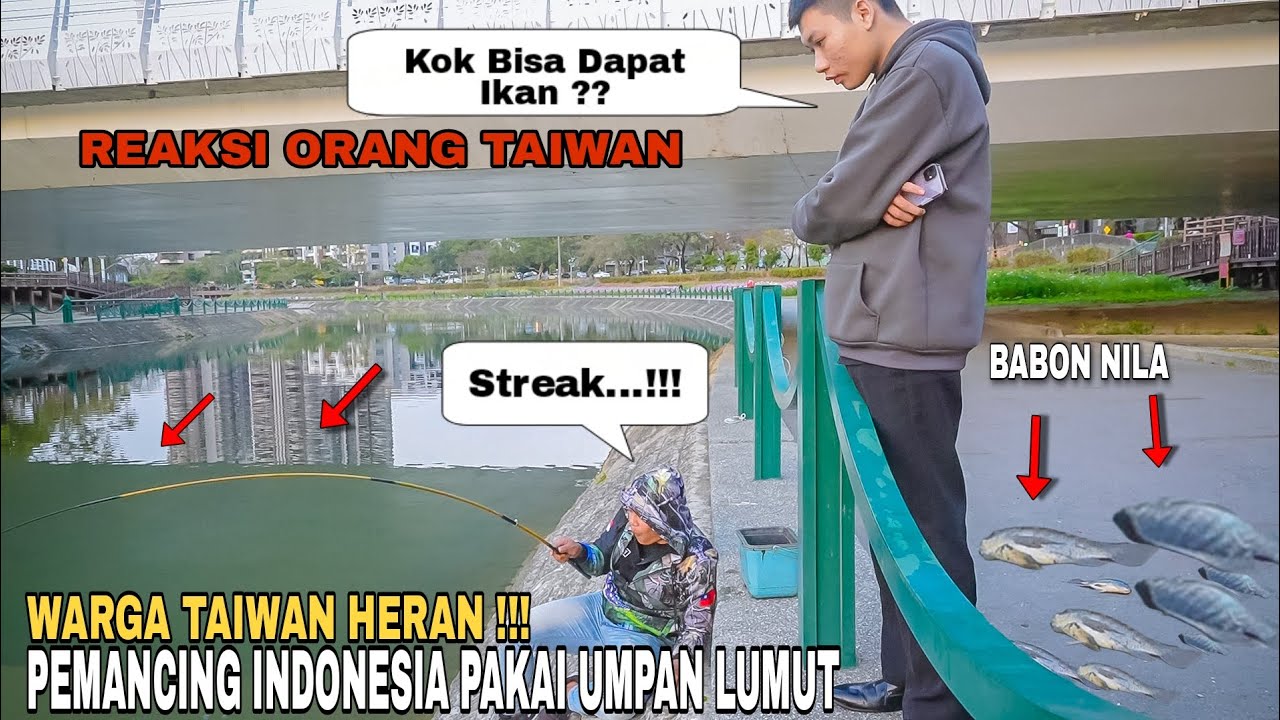 Awalnya Di Remehkan Warga Taiwan Saat Mancing Pakai Umpan Lumut