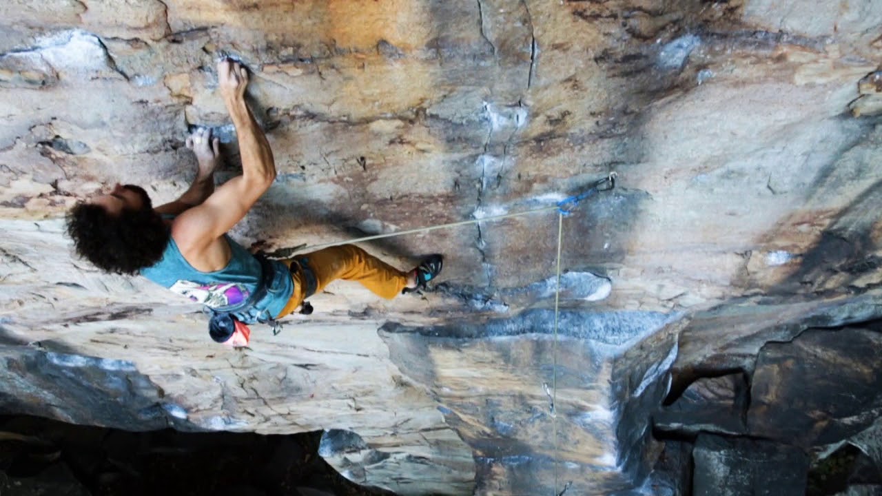 Thunderstruck (5.12b) | Kaymoor | New River Gorge Climbing