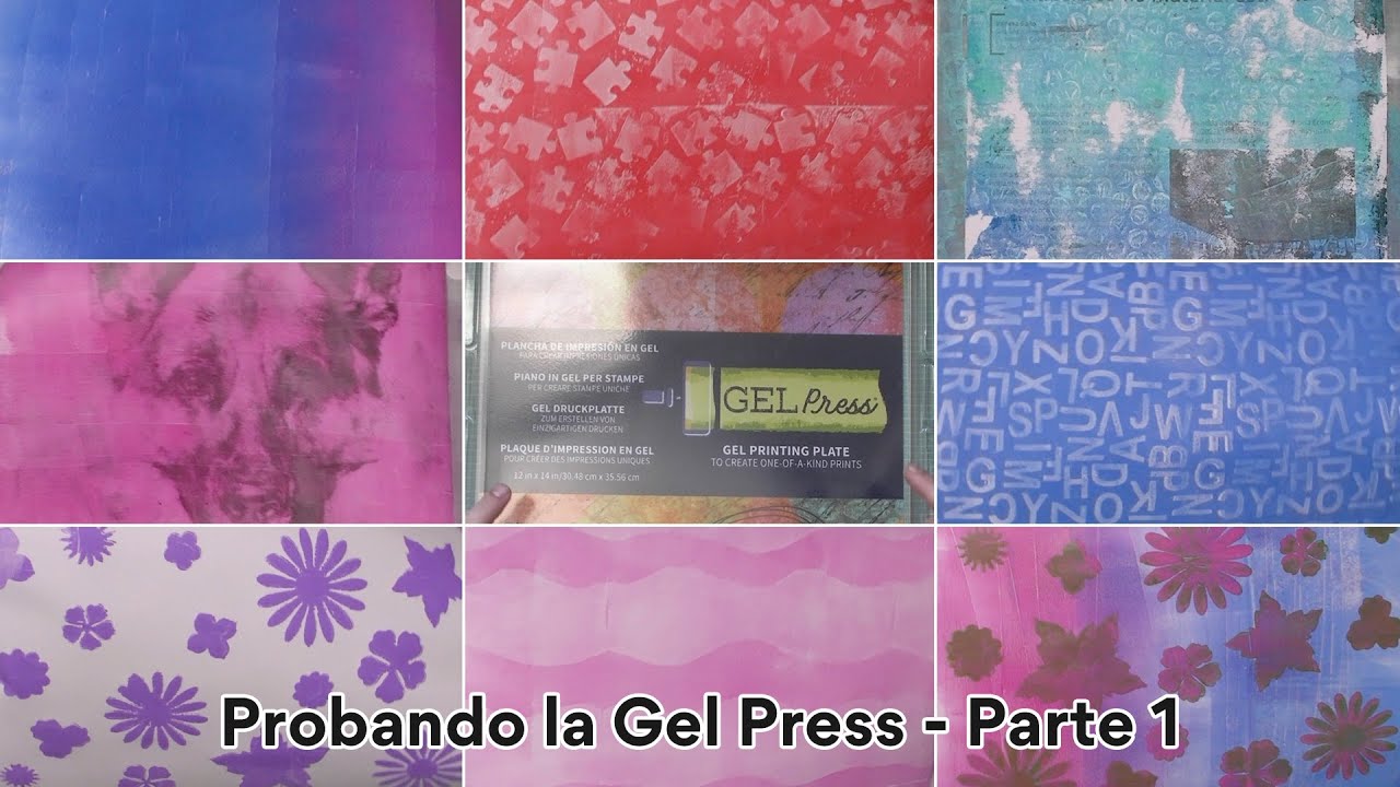 Probando la Gel Press por primera vez - PARTE 1🤯 Aciertos, fallos, consejos y primeras impresiones 🥰