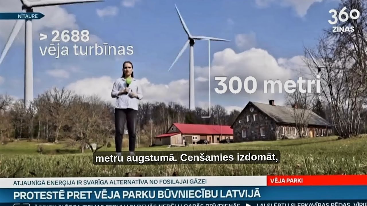 "Ir pārkāptas sarkanās līnijas!" Aktīvisti Nītaurē dusmīgi par vēja ģeneratoru būvniecību!