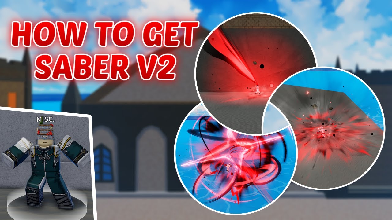 How to get the NEW SABER V2 + Showcase | King Legacy Update 5
