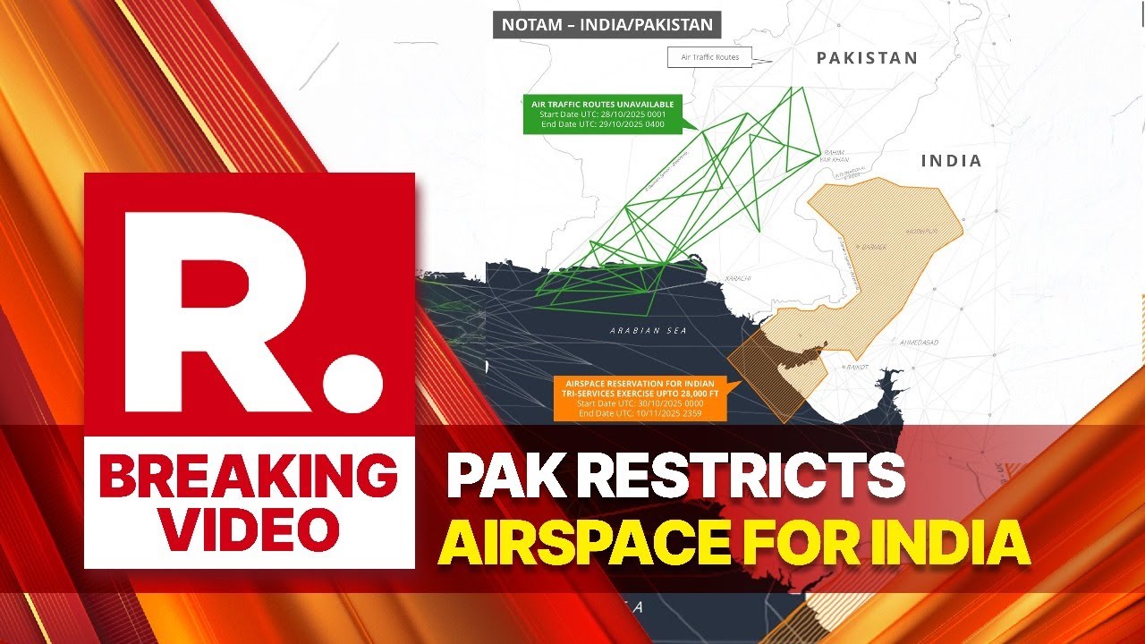 BREAKING: Pakistan Issues Notice To Airmen, Limits India's Tri-Services Exercise | Karwar Naval Base