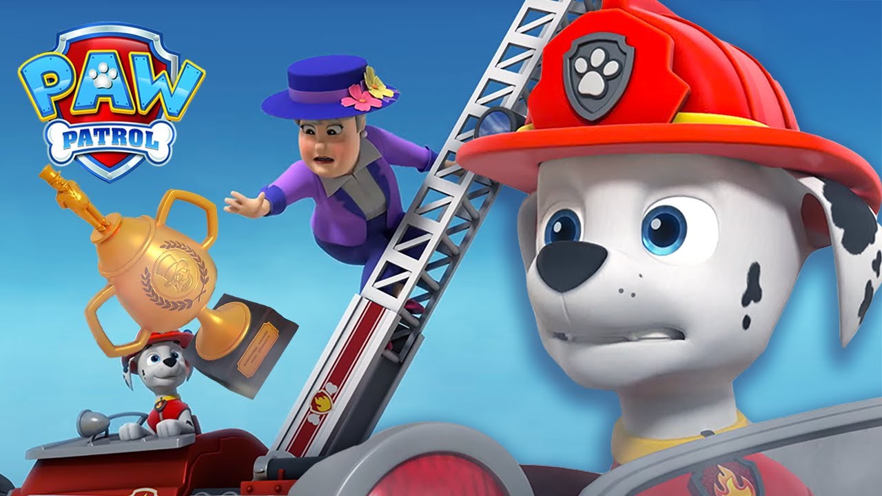 Stjålet trofé! Marshall prøver å få det tilbake | På Norsk | Paw Patrol