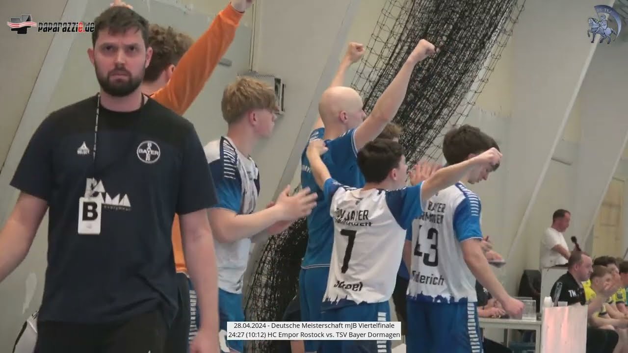 24:27 (10:12) HC Empor Rostock vs. TSV Bayer Dormagen - 28.04.2024