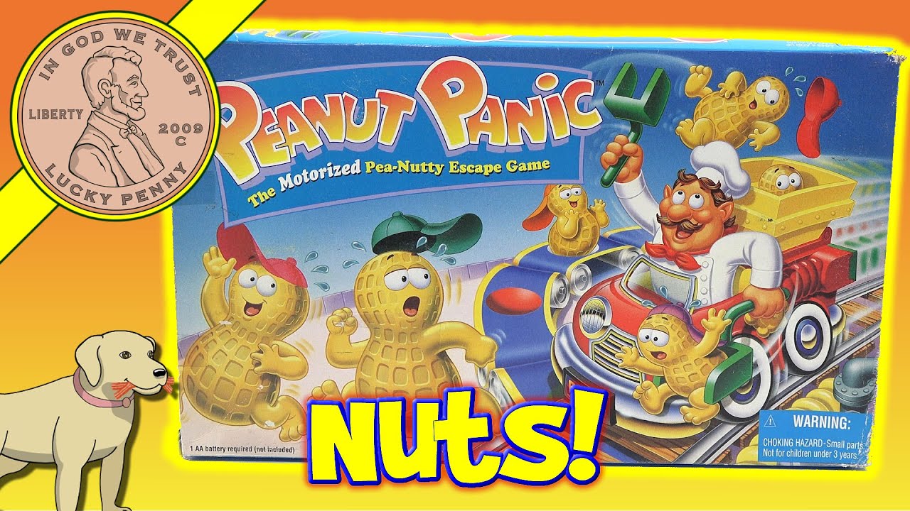How To Play The Game Peanut Panic The Pea-Nutty Escape Family Board Game - Parker Brothers