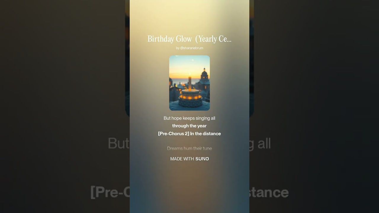 Birthday Glow  Yearly Celebration Version